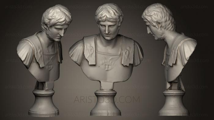 Busts and heads antique and historical (BUSTA_0349) 3D model for CNC machine